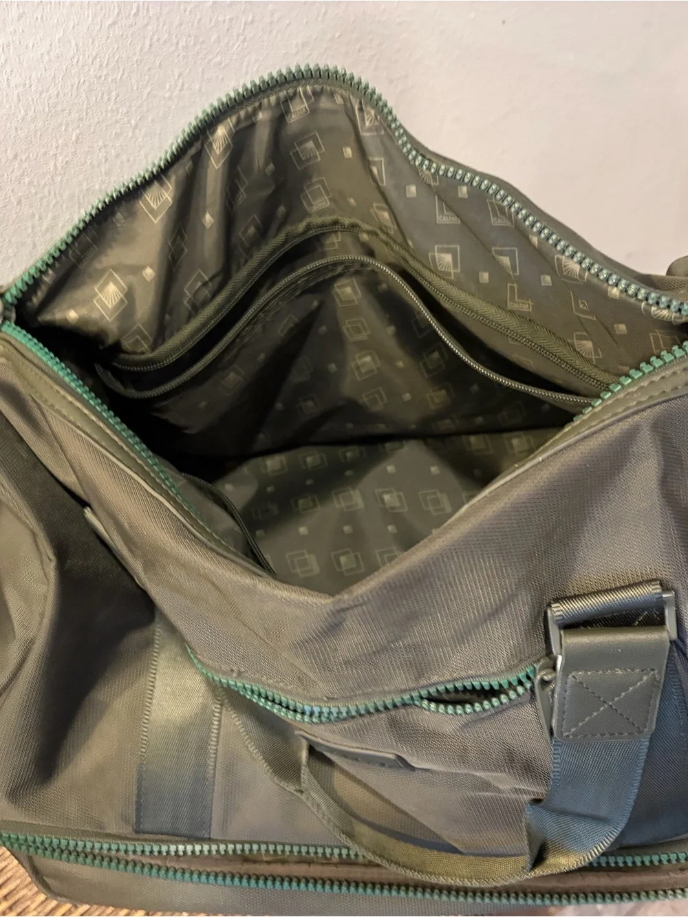 CALPAK Weekender Duffel Travel Bag w/ Shoe Compartment Olive Green Carry-On